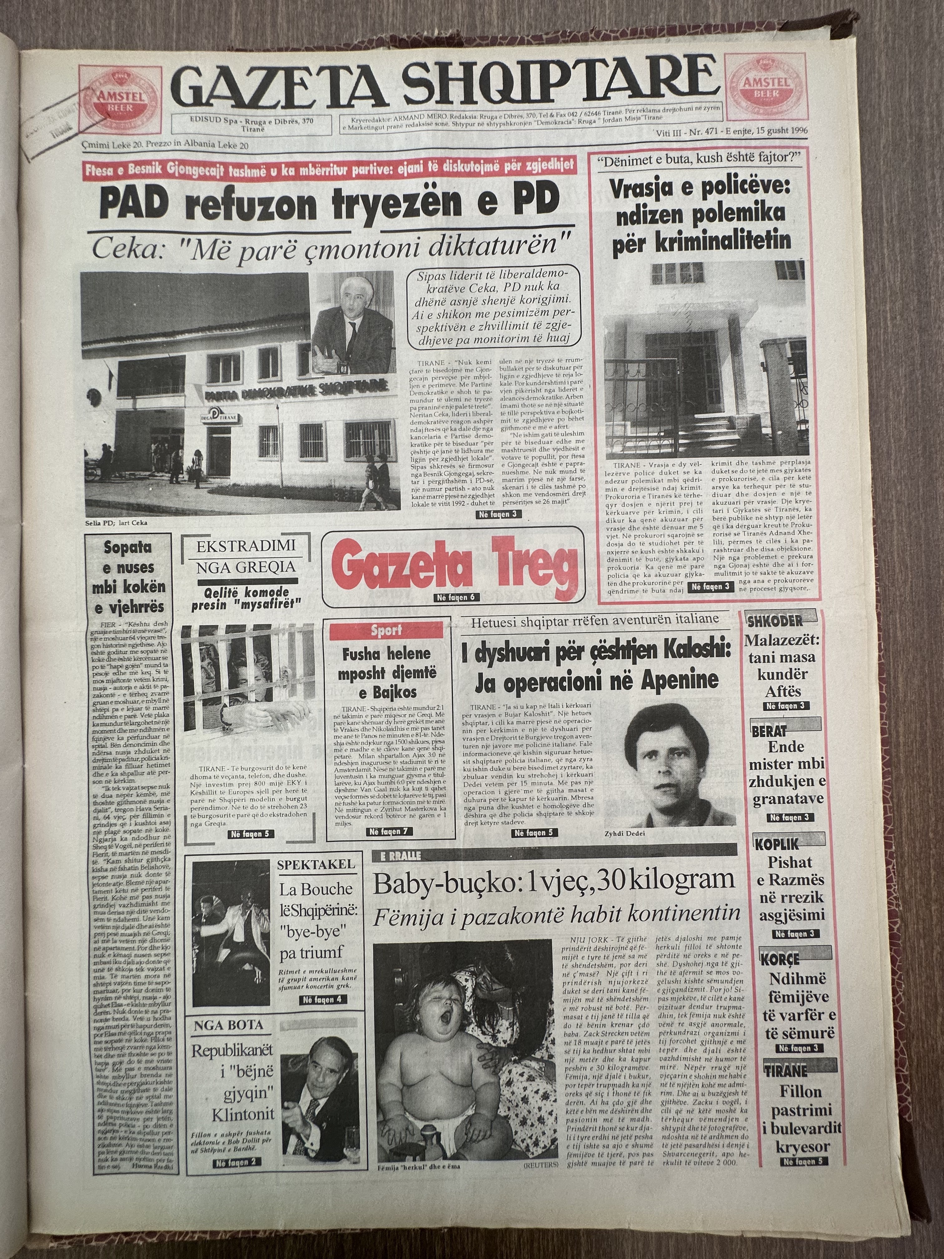 Gazeta Shqiptare 1996-08-24